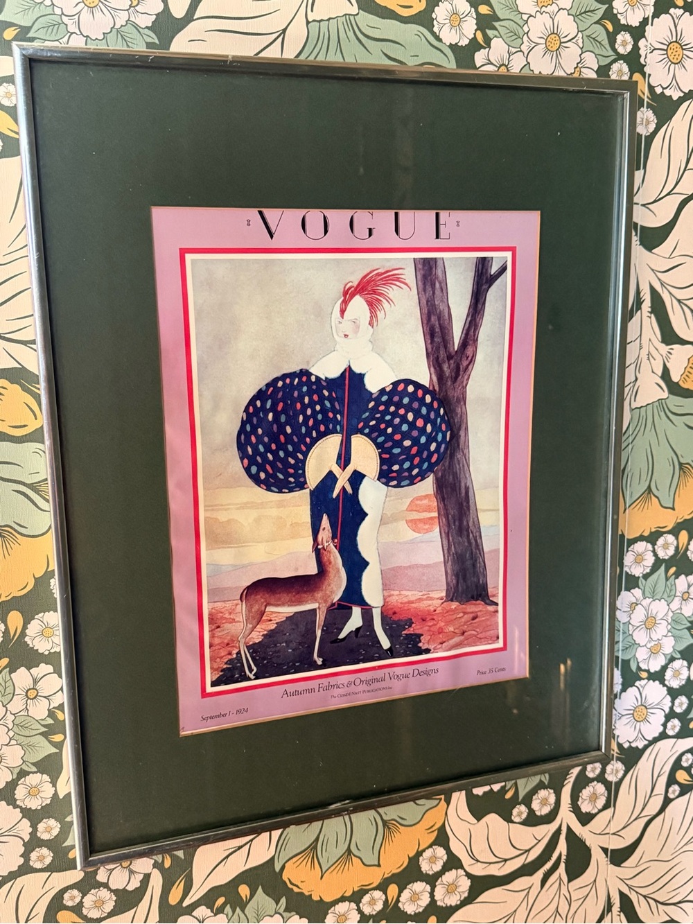 Vintage and Rare Vogue Home Framed Print from 1924